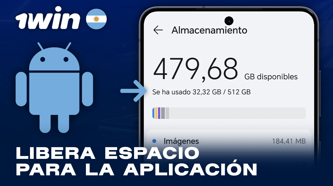 Libera espacio en tu dispositivo Android para la aplicación 1Win