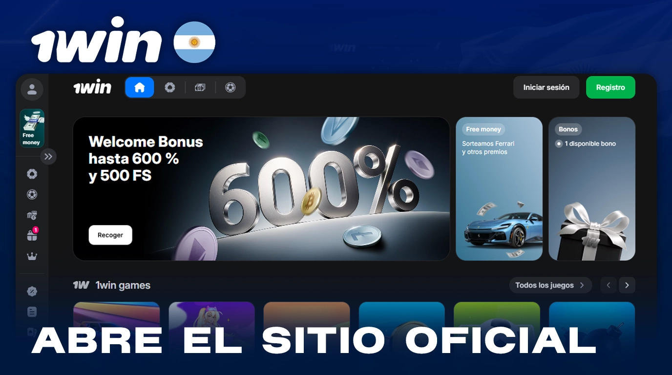 Visite el sitio web de 1Win Argentina